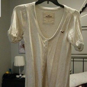 Short sleeved cardigan